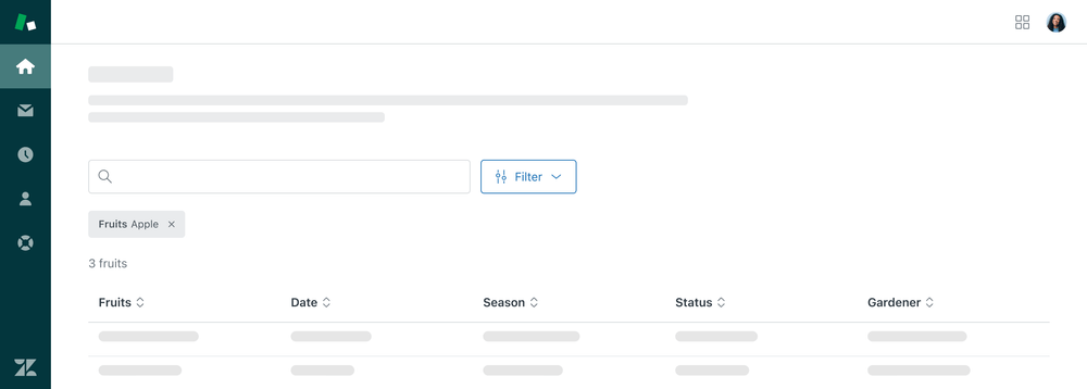 Filter pattern basic single select 2