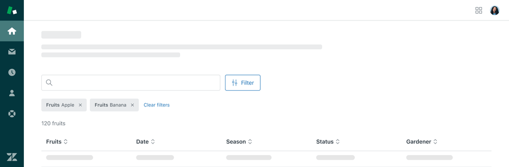 Filter pattern surfacing tags